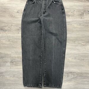 Black Congo made in USA jeans with a relaxed fit, Size: 14 #denim #streetstyle
